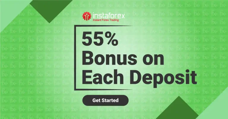 InstaForex Offers a 55% Bonus on Every Deposit in Forex Trading