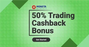 Obtaining a 50% Trading Cashback Bonus at Moneta Markets