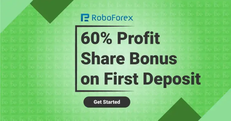 RoboForex Receive 60% Profit Share Forex Bonus