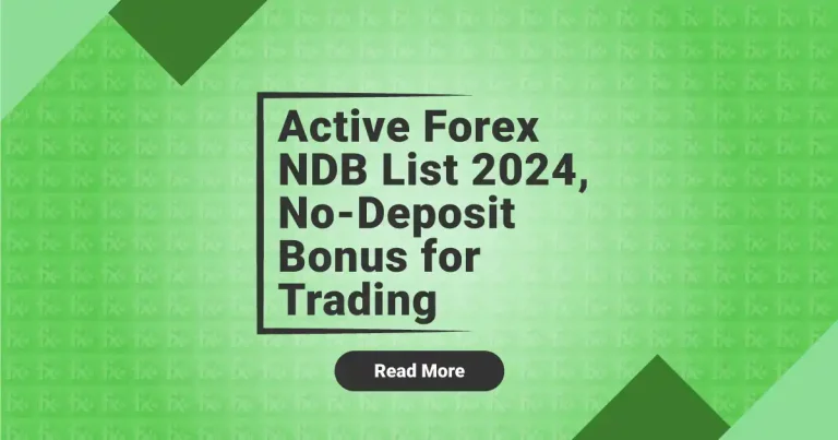 Active Forex NDB List 2024 No-Deposit Bonus for Trading