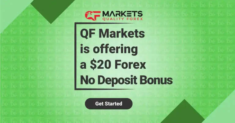 QF Markets is offering a $20 Forex No Deposit Bonus