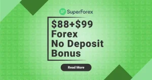 Special Forex No-Deposit Bonus of $88 from SuperForex