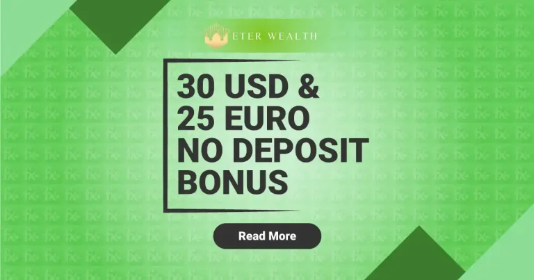 Eterwealth offers a 30 USD or 25 EUR Bonus Without a Deposit