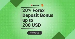 Claim a 20% Bonus on your Forex Deposit from Doo Prime