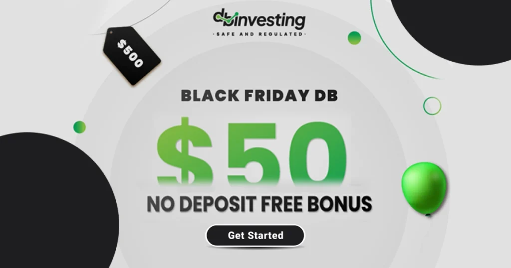 Black Friday $50 No Deposit Forex Bonus at DB Investing