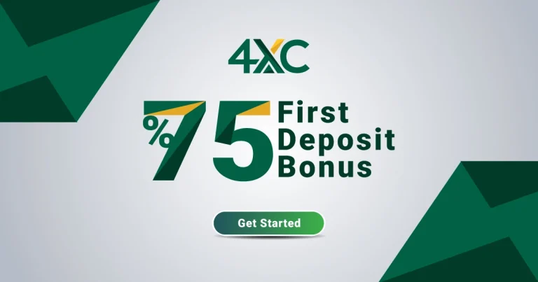 4XC is offering a limited time Forex offer of 75% Deposit Bonus