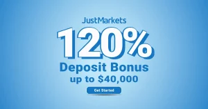 JustMarkets 120% Forex Deposit Bonus for the New Year in 2025