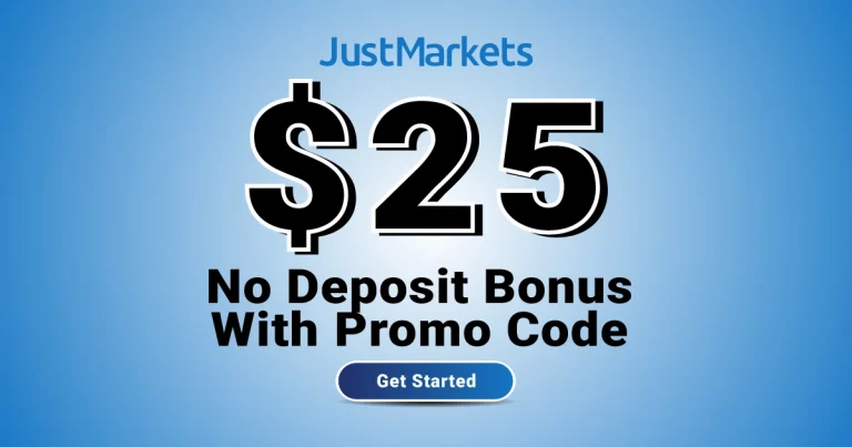 Get a $25 No Deposit Bonus on JustMarkets with Promo Code