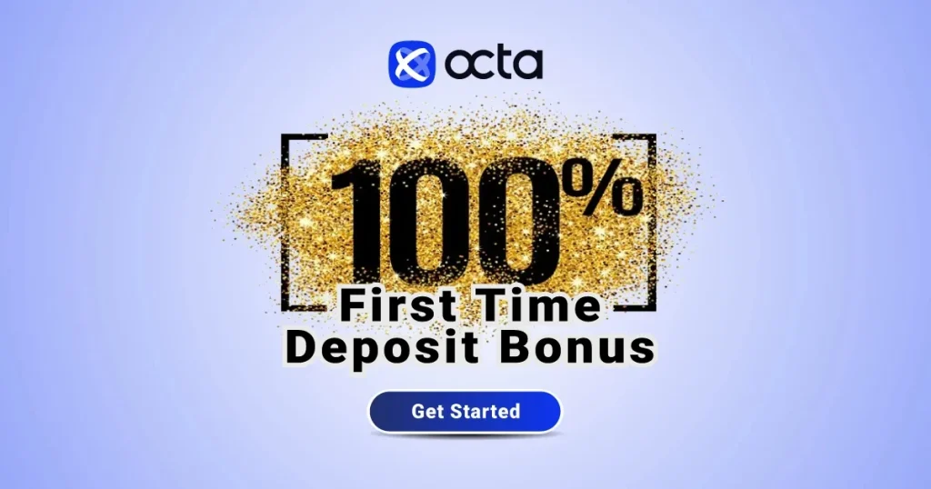 OctaFX Offer of 100% First-Time Welcome Bonus for  Trading