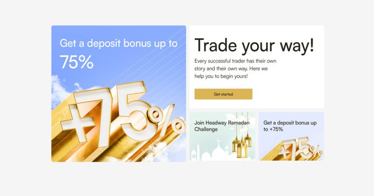 75% Withdrawable Forex Deposit Bonus from Headway