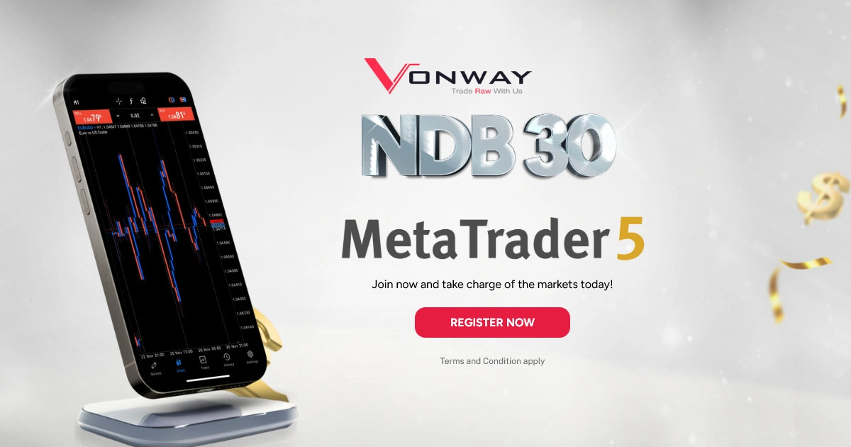 Claim Your Vonway Forex $30 No Deposit MT5 Bonus Instantly