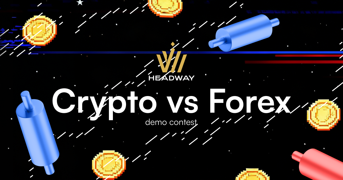Headway New Crypto vs Forex Demo Contest offers