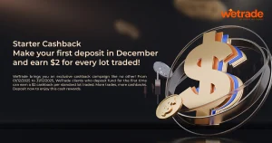 WeTrade Cashback get $2 for every lot traded  Forex Bonus