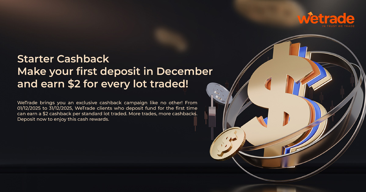 WeTrade Cashback get $2 for every lot traded Forex Bonus 1 WeTrade
