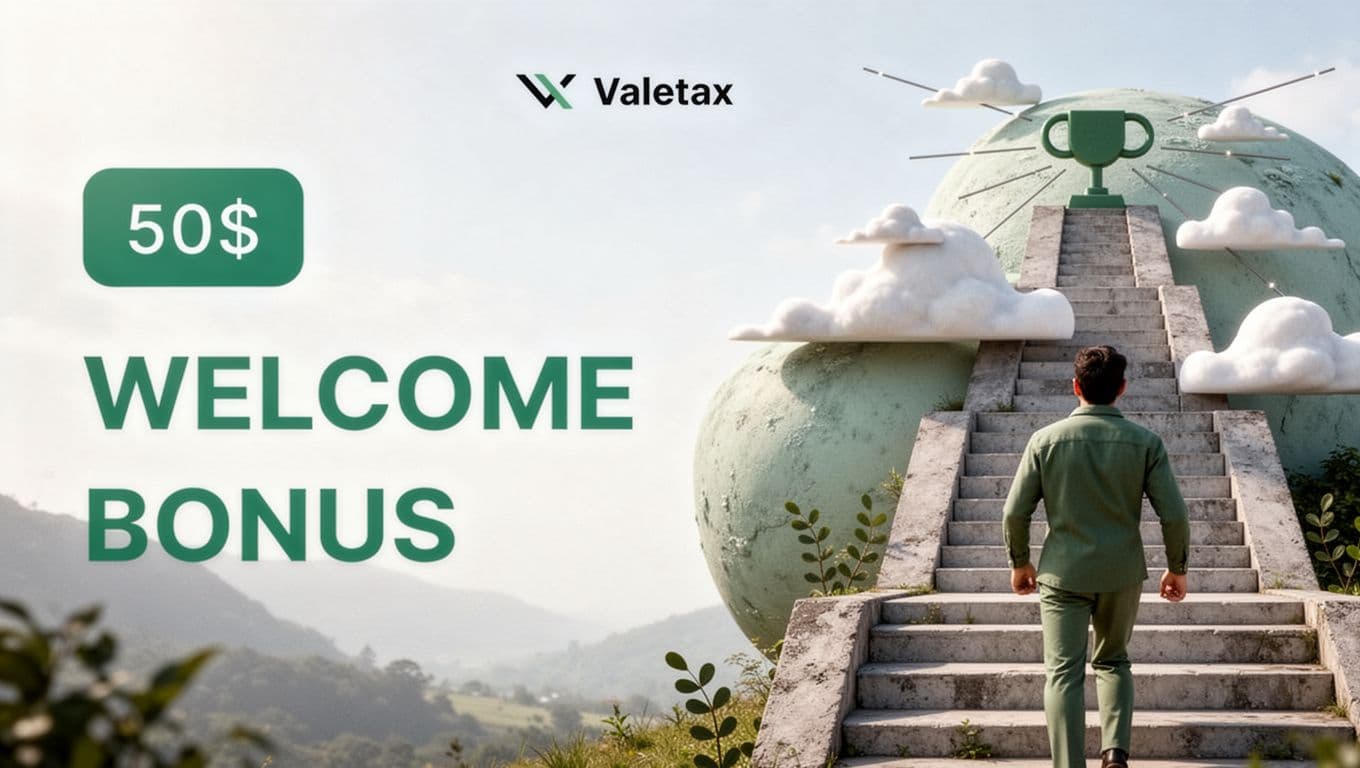 Valetax is offering a $50 no deposit bonus for all clients