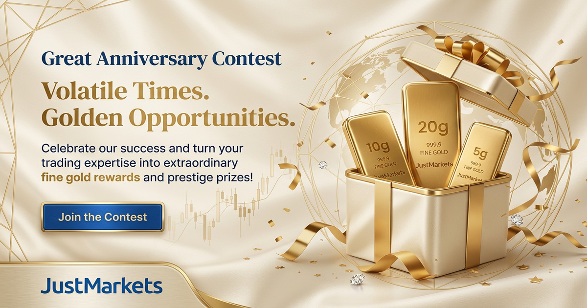 Join the JustMarkets Great Anniversary Trading Competition 1 JustMarkets