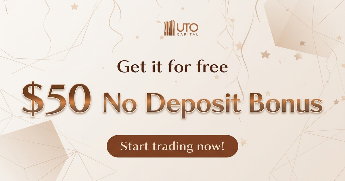UTO Capital $50 Welcome Forex No Deposit Bonus for Traders 1 UTO Capital