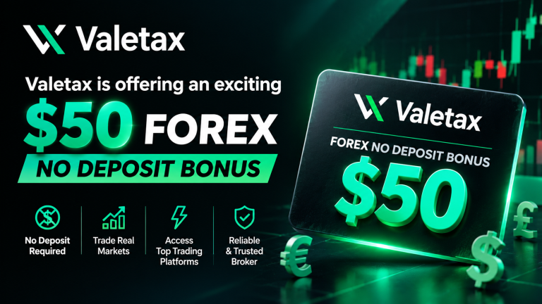 Valetax $50 No Deposit Bonus Withdrawal Rules, Typical Terms