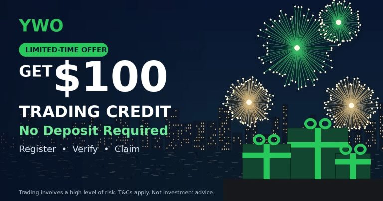 YWO Broker $100 No Deposit Bonus
