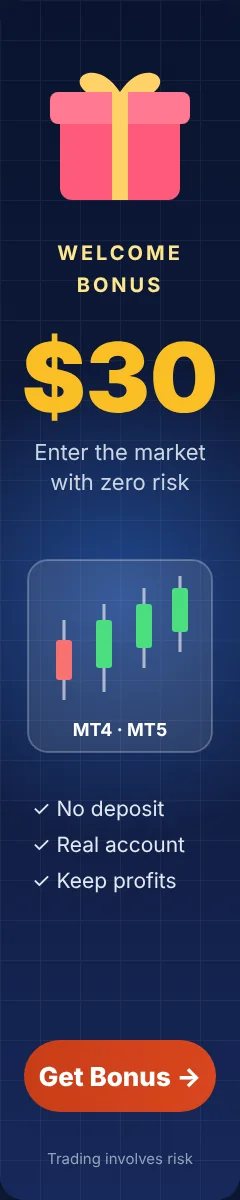Get a $30 welcome bonus – start with zero risk